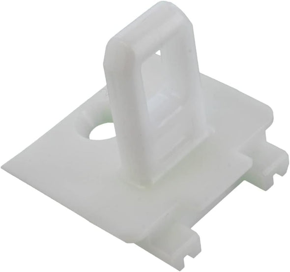 Paxanpax PLD1860 White Plastic Door Catch Compatible for Hoover Candy, CC, GOC, GODC, GODV, COV