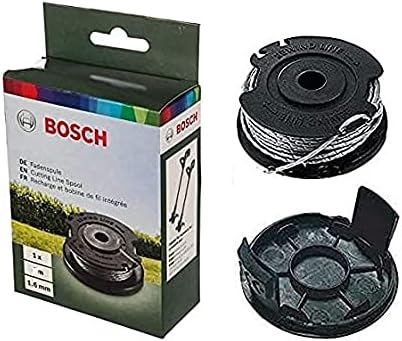 BOSCH Genuine Grass Trimmer Line + Black Spool Cover Set