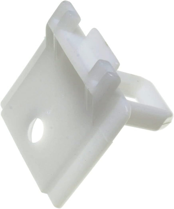 Paxanpax PLD1860 White Plastic Door Catch Compatible for Hoover Candy, CC, GOC, GODC, GODV, COV