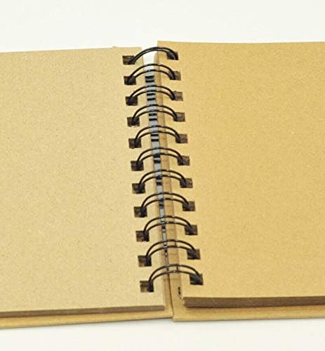 Set of Scratch & Sketch Kraft Small/Medium/Large Square Scrapbook- Quality Brown Kraft Paper Scrapbook