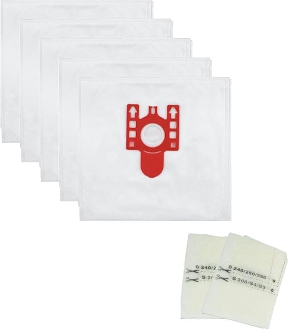 Quailitas Vacuum Cleaner Bags [Pack of 5] For Miele Vacuum Cleaner Bags