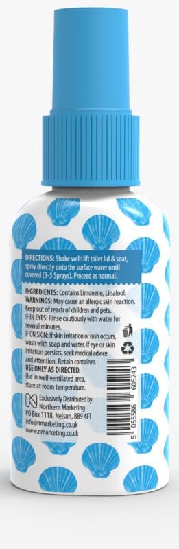 Lu-Mist 4 x 60ml Assorted Toilet Bowl Spray Pack (Citrus Fresh & Coastal Breeze)