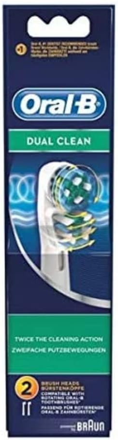 Oral-B Dual Clean Replacement Toothbrush Heads Powered by Braun