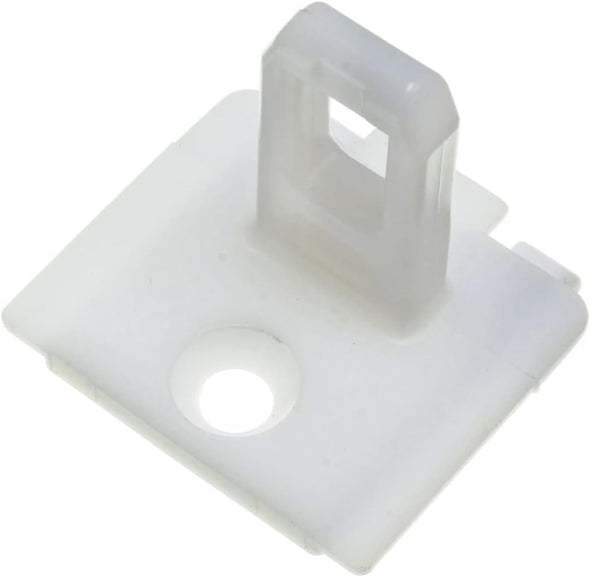 Paxanpax PLD1860 White Plastic Door Catch Compatible for Hoover Candy, CC, GOC, GODC, GODV, COV