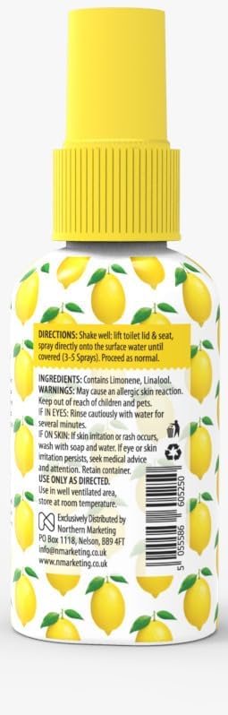 Lu-Mist 4 x 60ml Assorted Toilet Bowl Spray Pack (Citrus Fresh & Coastal Breeze)