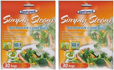 2x Microwave Cook Bags