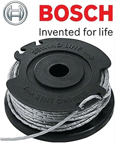 BOSCH Genuine Grass Trimmer Line + Black Spool Cover Set