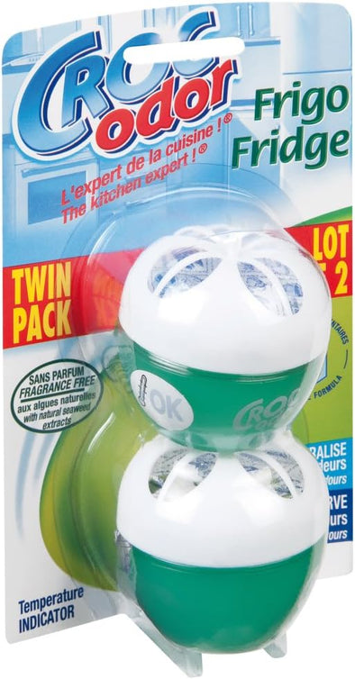 Croc Odor Fridge Deodoriser Twin Pack