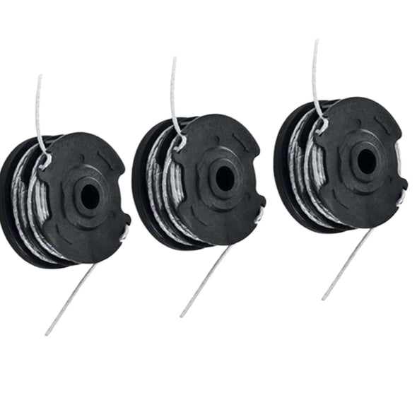 Quailitas Strimmer Trimmer Spools [18m, 1.6mm] - Cutting Line Spool Feed for Bosch ART 24 27