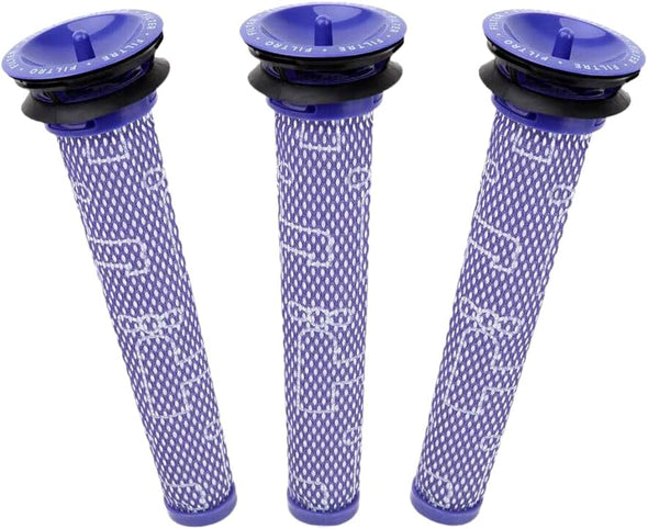 Quailitas Replacement Pre Filters for Vacuum Cleaner Pack of 3 - Compatible For Dyson Vacuum