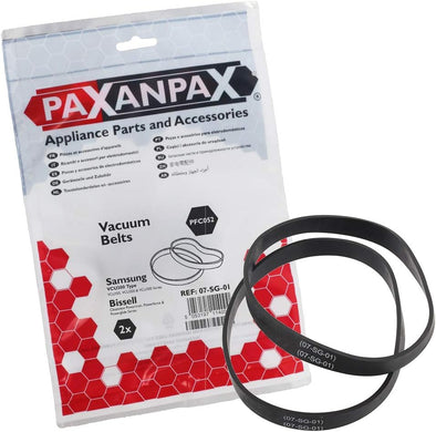 Paxanpax PFC052 Compatible Drive Belts Samsung 'VCU300' Type Retail Packed (Pack of 2)