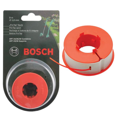 Quailitas Strimmer Trimmer Spools Line [16m] - Grass Cutting Spool Feed for Bosch Genuine ART