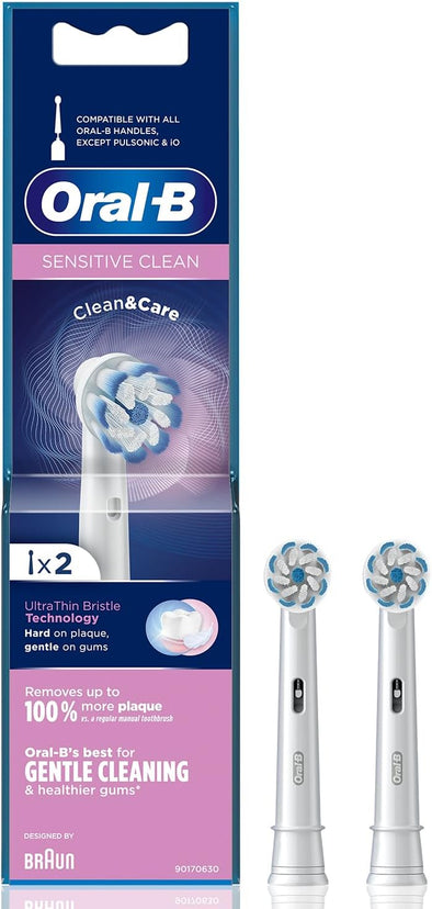 Oral-B Sensi Ultrathin Toothbrush Head, Pack of 2 Counts