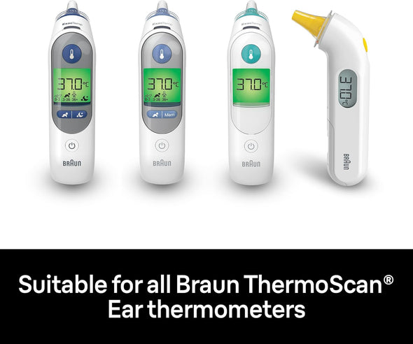 Braun ThermoScan Hygiene cap | 40 pcs | All ThermoScan Ear Thermometers Suitable | Safe & Hygienic