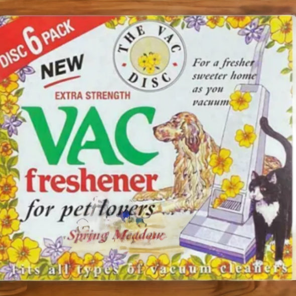 Quailitas Vacuum Cleaner Freshener [Pack of 2/12 Disc] - Meadow Hoover Disc for Pet Lovers