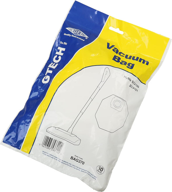 Gtech Vacuum Cleaner HyLite SCV100 Filter-Flo Synthetic Dust Bags