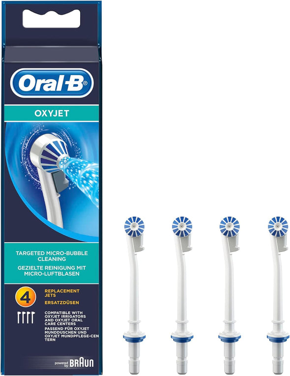 Oral-B Professional OxyJet Electric Toothbrush Heads - Pack of 4