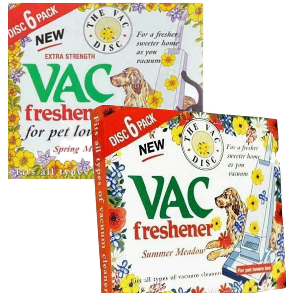 Quailitas Vacuum Cleaner Freshener [Pack of 2/12 Disc] - Meadow Hoover Disc for Pet Lovers