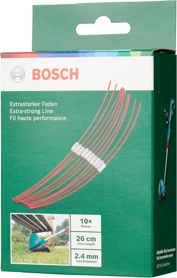 Bosch Home and Garden F016800181 Extra-strong Thread 26cm (10 pack) for 26 Combitrim