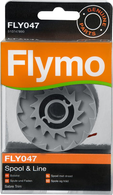 Flymo FLY047 Single Line Spool and Line - Red