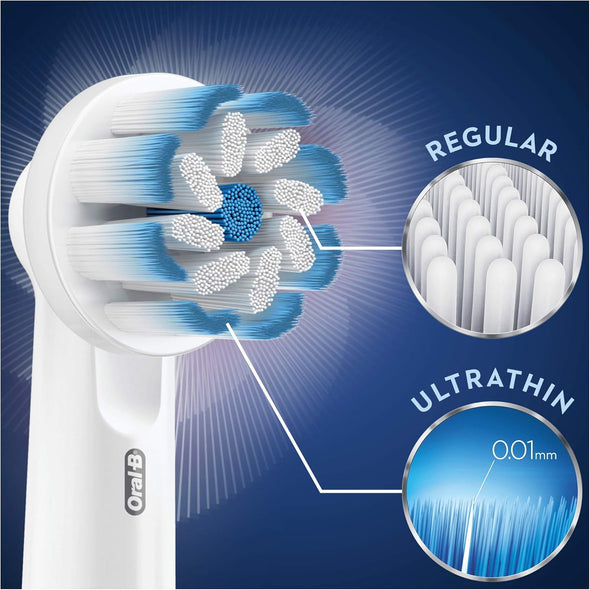 Oral-B Sensitive Clean Replacement Heads for Electric Toothbrush (Pack of 3)