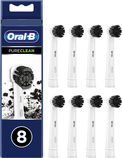 Oral-B Pure Clean Replacement Electric Toothbrush Head, Pack of 8