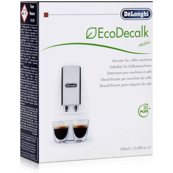 ECODECALK DE LONGHI DECALCIFICANTE 100ML MACCHINE CAFFE NATURALE -4 X 100 ML