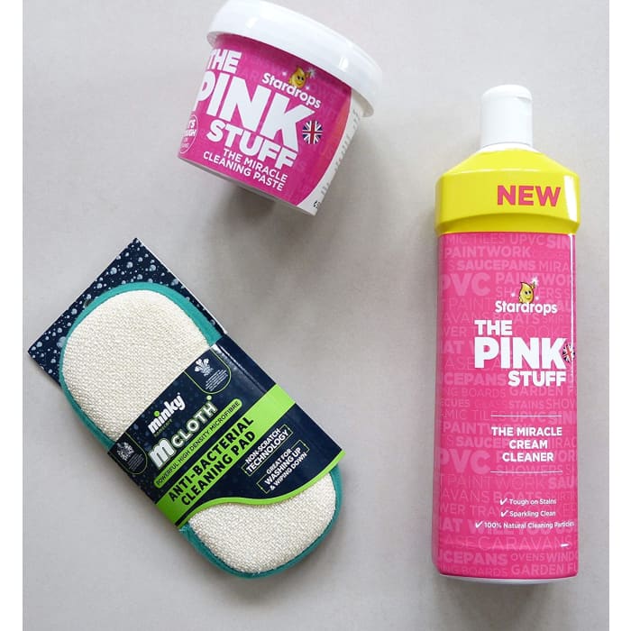 Stardrops The Pink Stuff Bundle - Cream Cleaner 500ml + Pink Stuff Pas